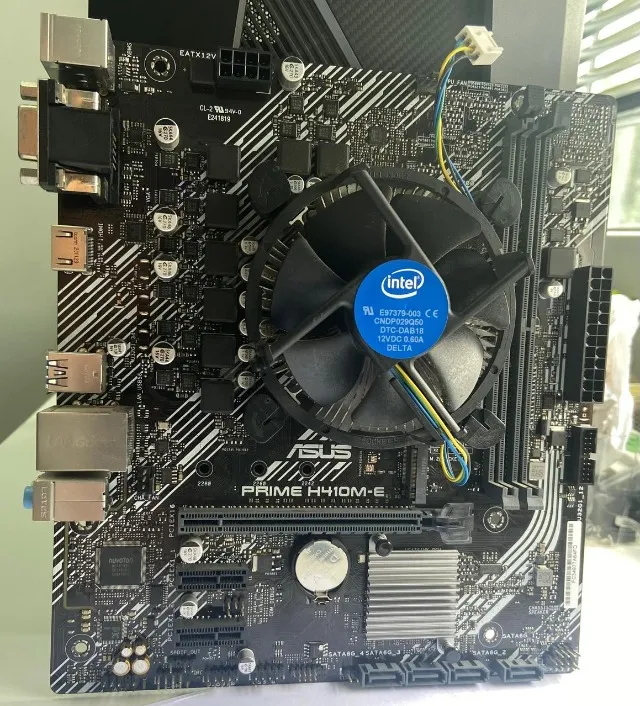 Placa-mãe mic-ATX H410 + Processador Inter I5 10400F