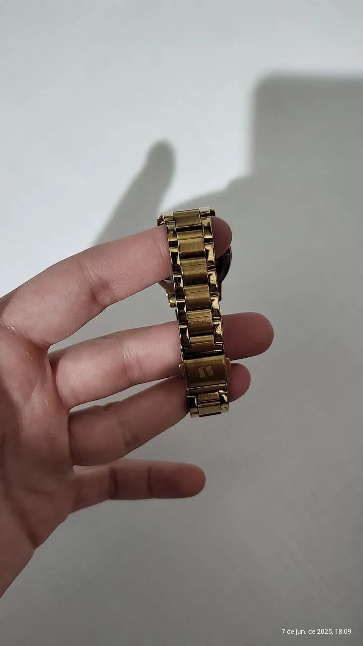 Relógio Dourado Seculus original  - Foto 3