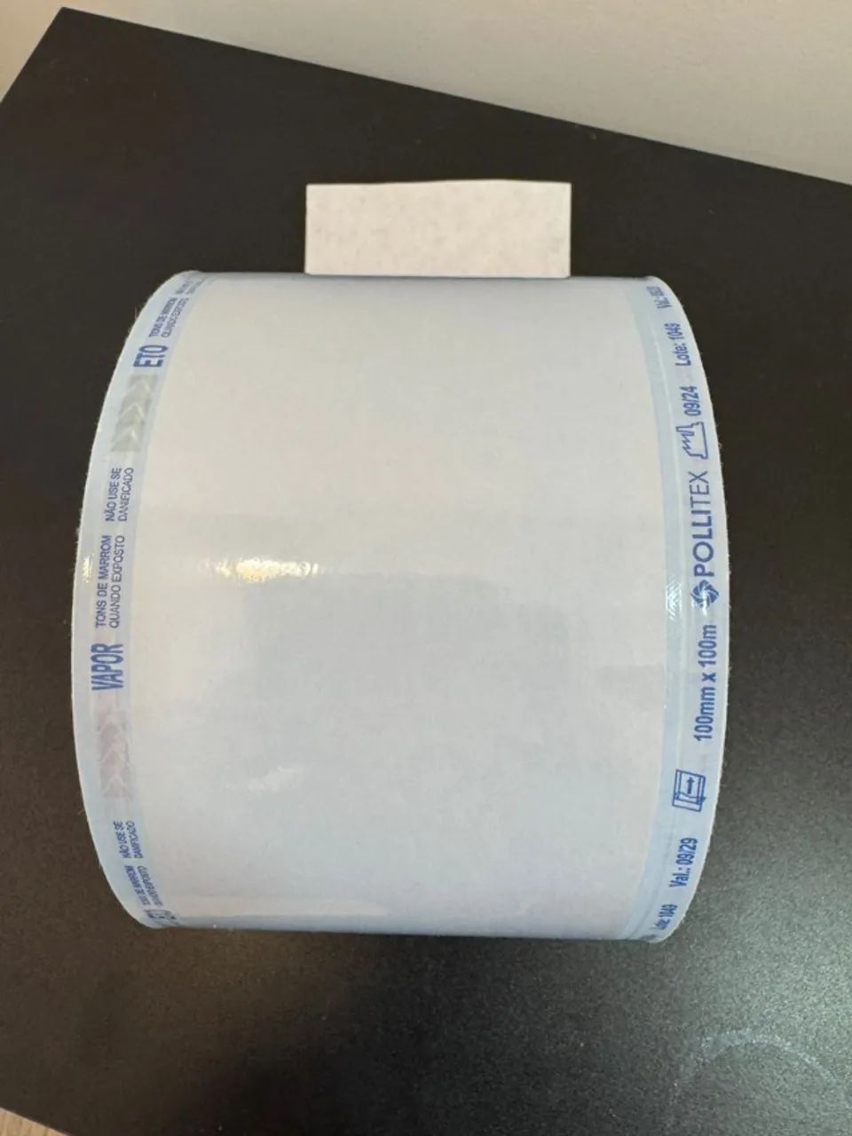 Bobina para esterilização 9cm com aproximadamente 60m