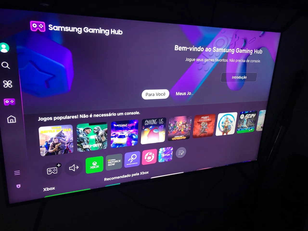 TV Smart Samsung 43 com GameHub integrado
