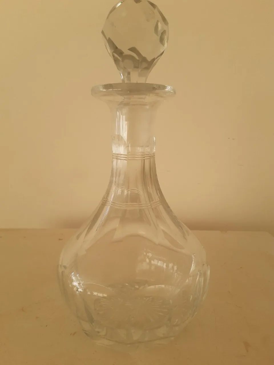 Garrafa licoreira de cristal lapidado - Foto 5
