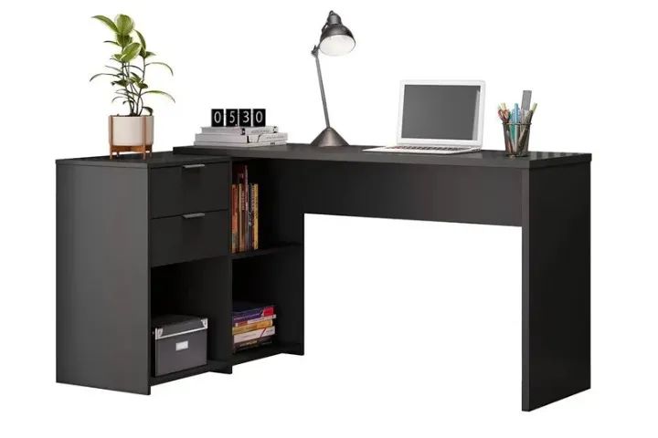 Mesa Office Canto Ou Reta NT 2060 - Receba Hoje - Foto 4