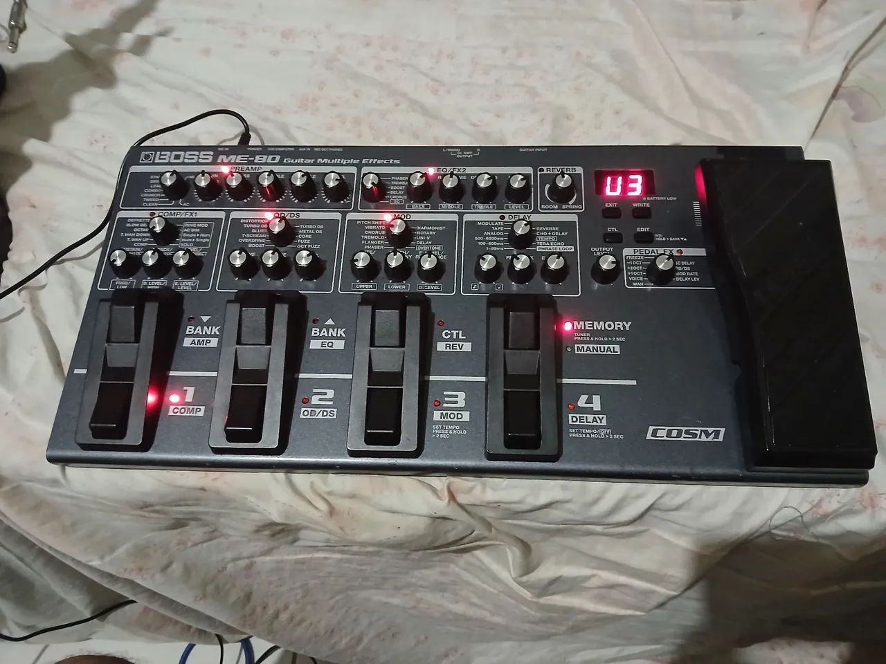 Pedal de Efeito Guitarra Boss ME-80 - Foto 2