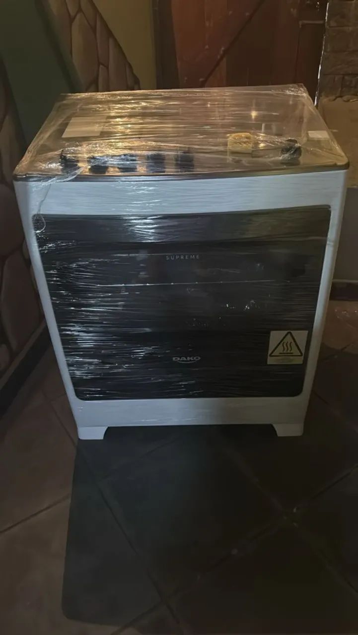Fogão Dako 5 Bocas Supreme - Mesa de Inox - Branco - Foto 4