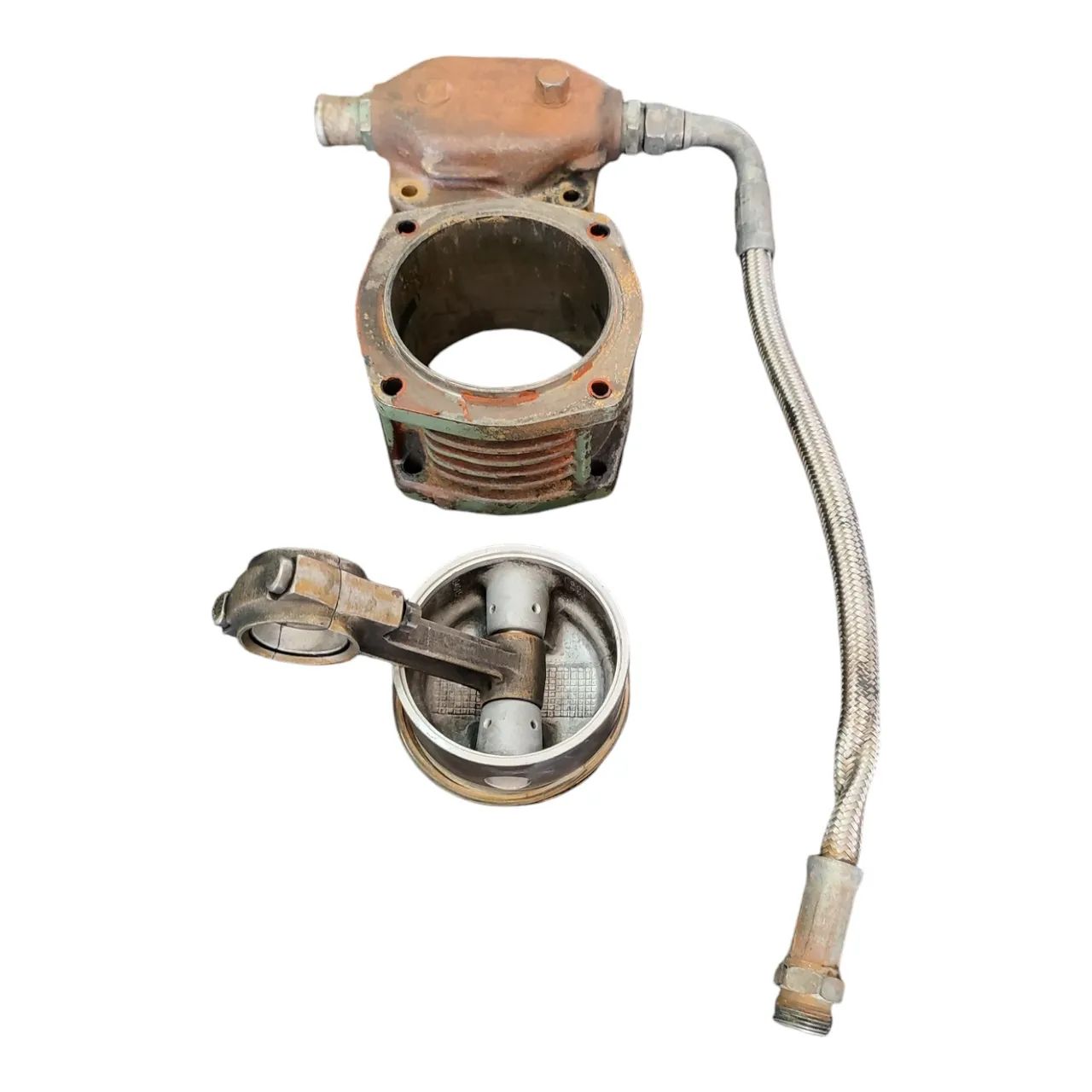 Compressor De Ar Motor Original M. Benz Om 364la  E1748 - Foto 4