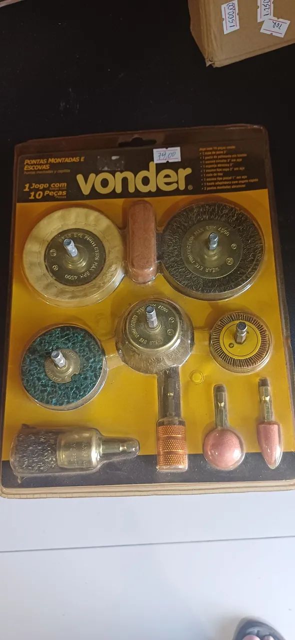 Kit Pontas Montadas e Escovas Vonder com 10 peças