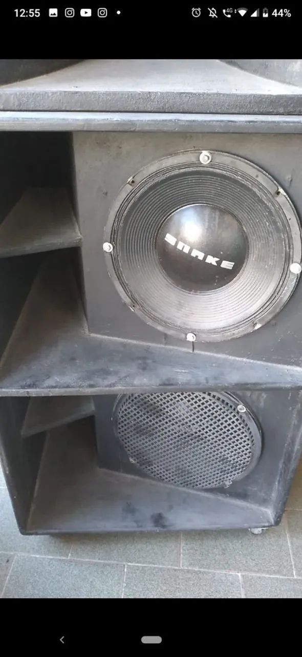 Caixa de Som c auto falante 