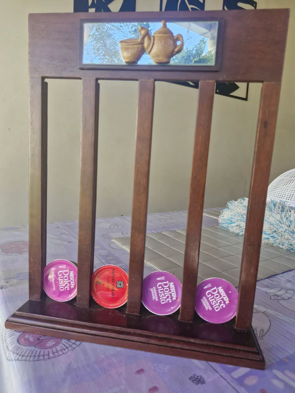 Suporte Decorativo para Cápsulas de Café