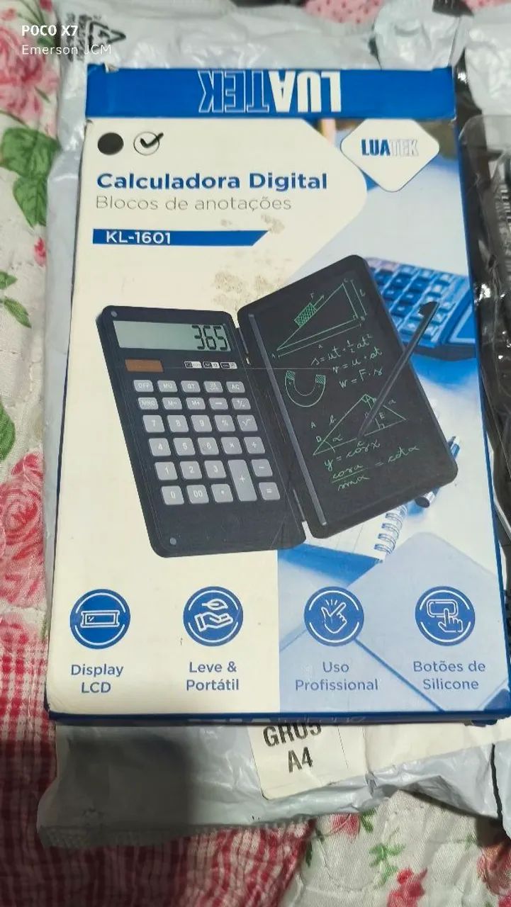  Calculadora Digital Luatek KL-1601!  NOVA.