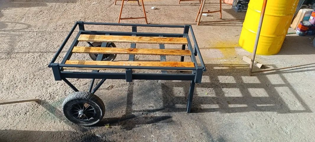 Carrinho carga para caixa térmica e de isopor - Foto 4