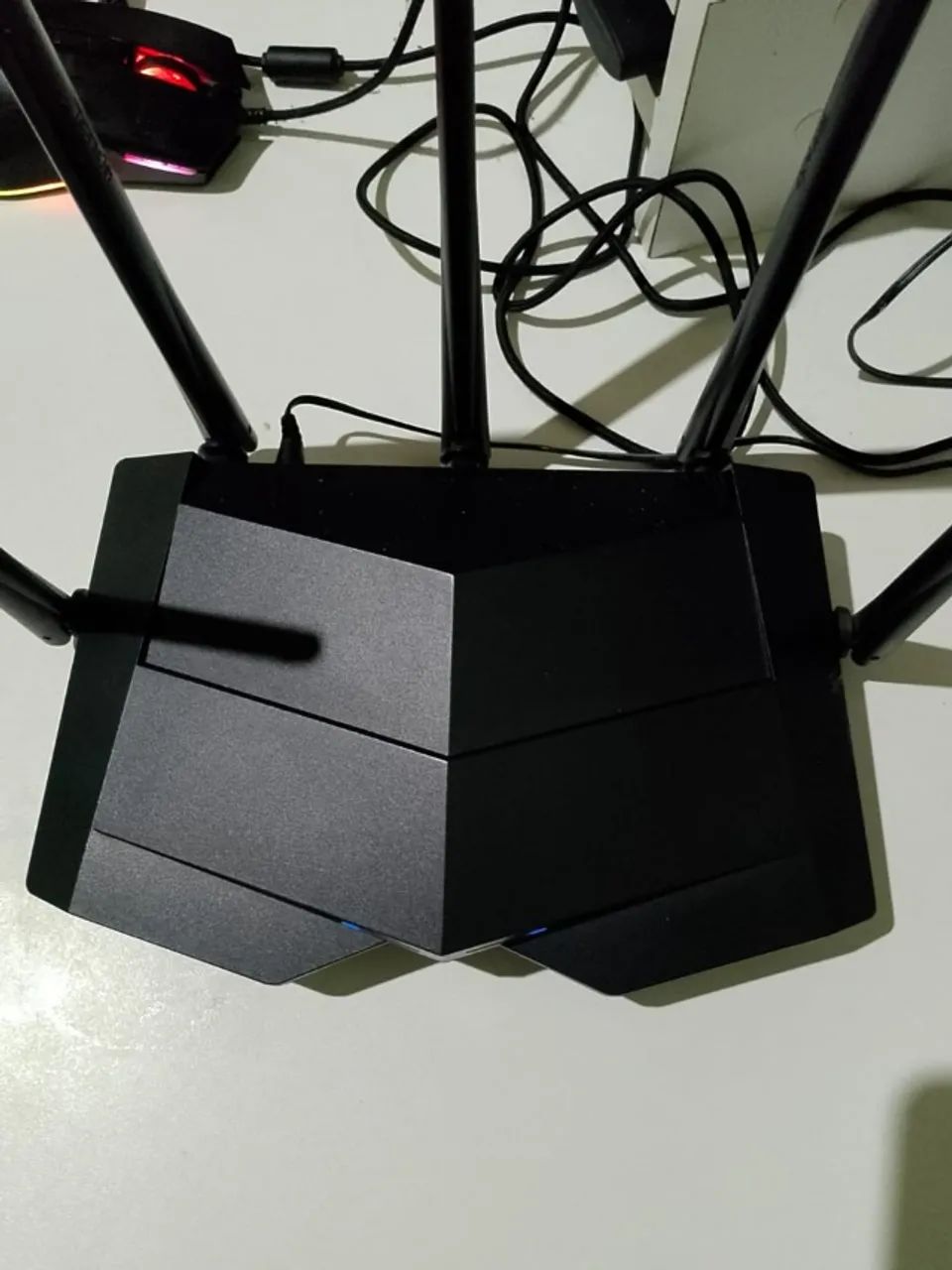 Roteador Tenda Ac7 Ac1200 5 antenas Dual Band 5Ghz e 2.4Ghz bivolt - Foto 3