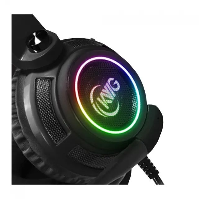 Headset Gamer KWG Taurus P1 Led Rgb USB - WZetta - Foto 2
