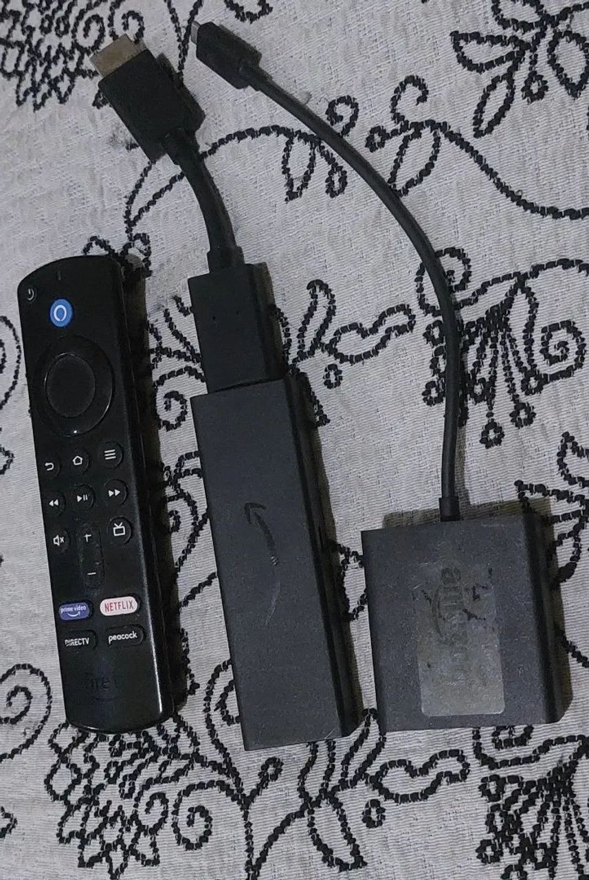 Firestick 4k com adaptador Ethernet 