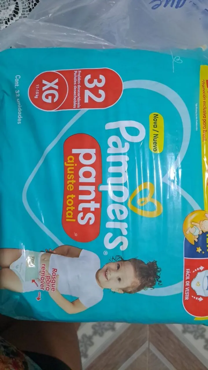 Fraldas Pampers Pants XG 32 unidades