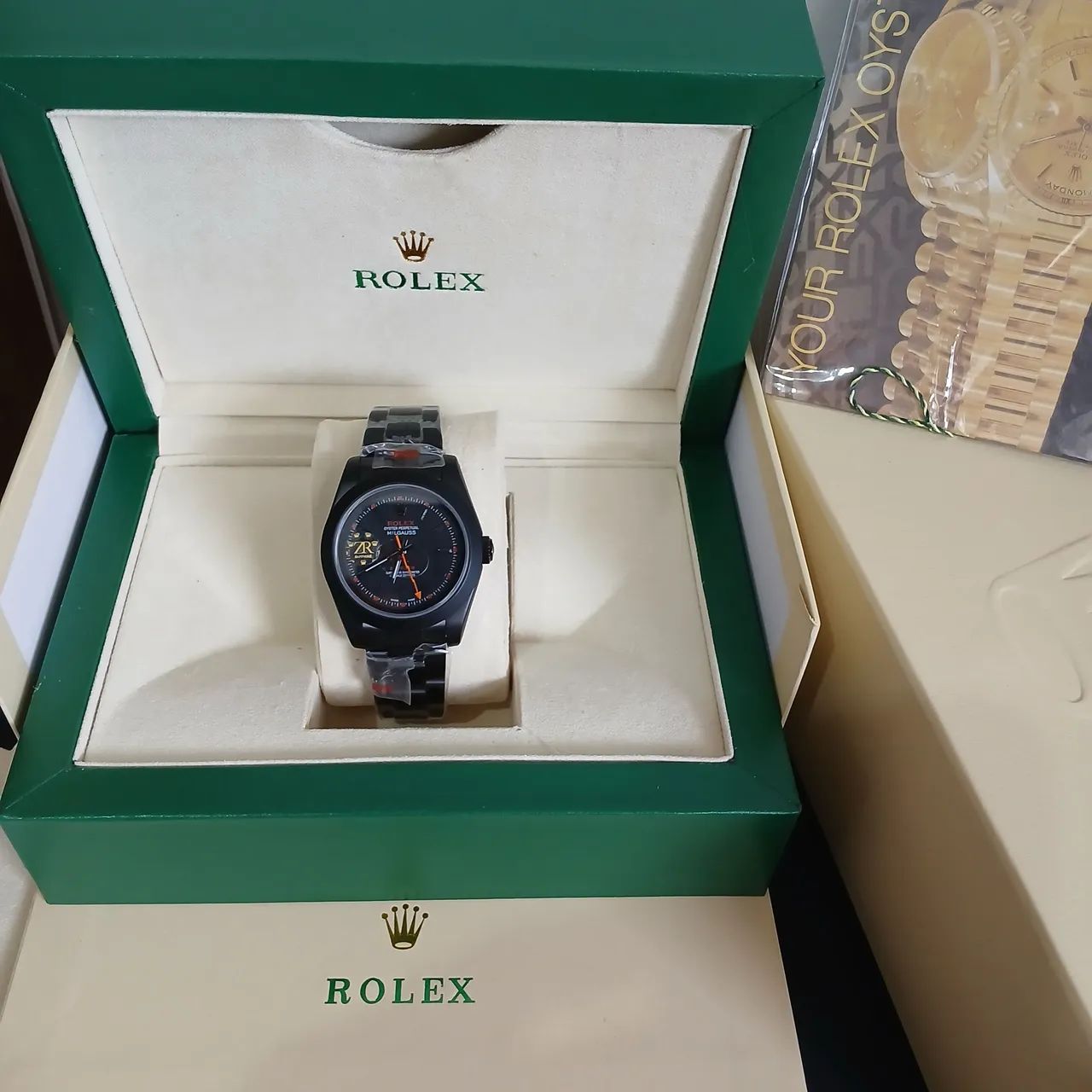 Rolex Milgauss Zaratsu Preto - Relógio de Luxo - Foto 4
