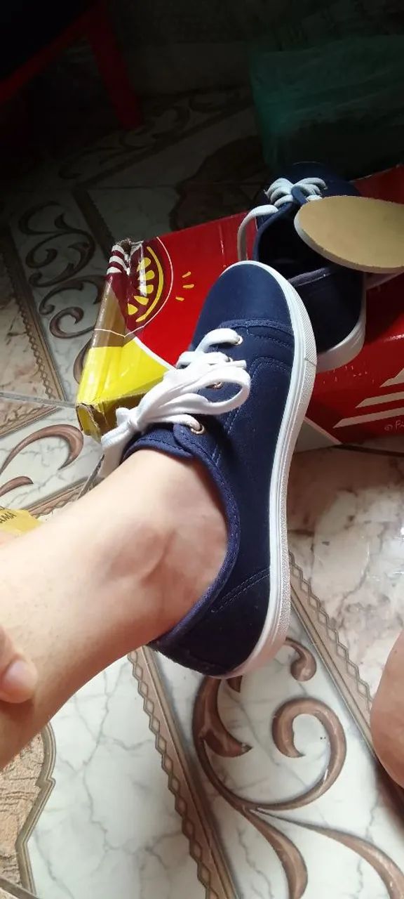Tênis azul  - Foto 2