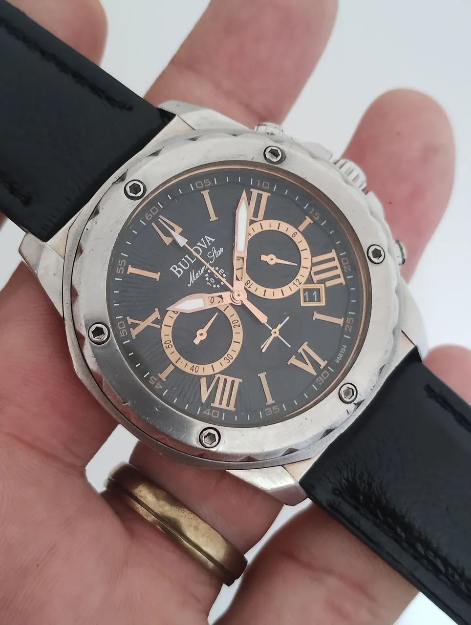 Relógio Bulova Marine Star cronógrafo  98B104 - Foto 2