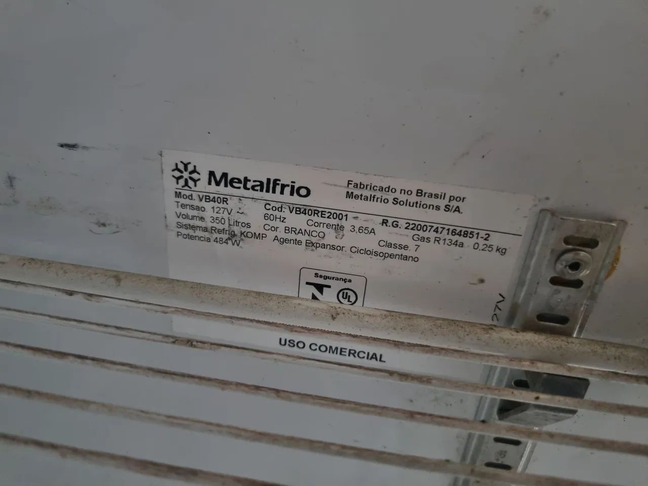 Freezer expositor - Geladeiras e Freezers - Porto de Cariacica