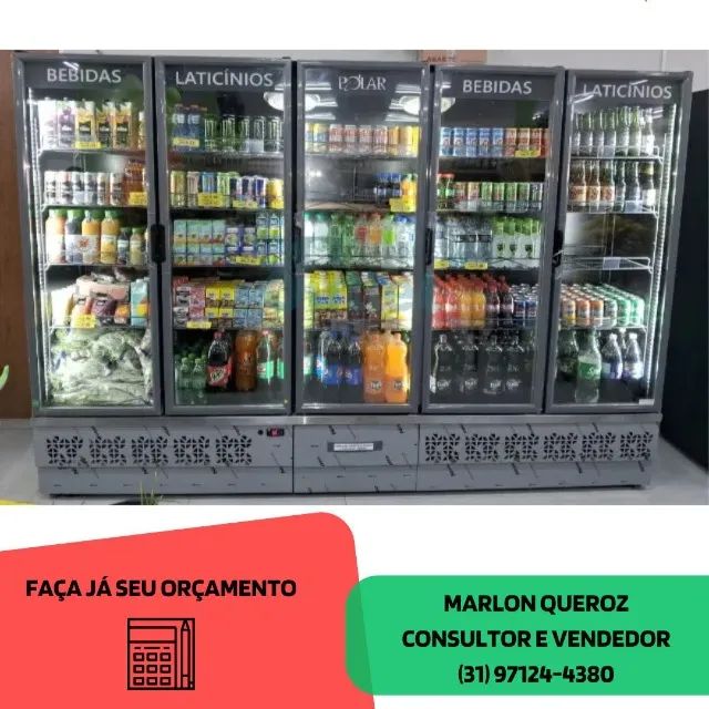 Refrigerador Expositor 5 Portas Polar 220v Novo
