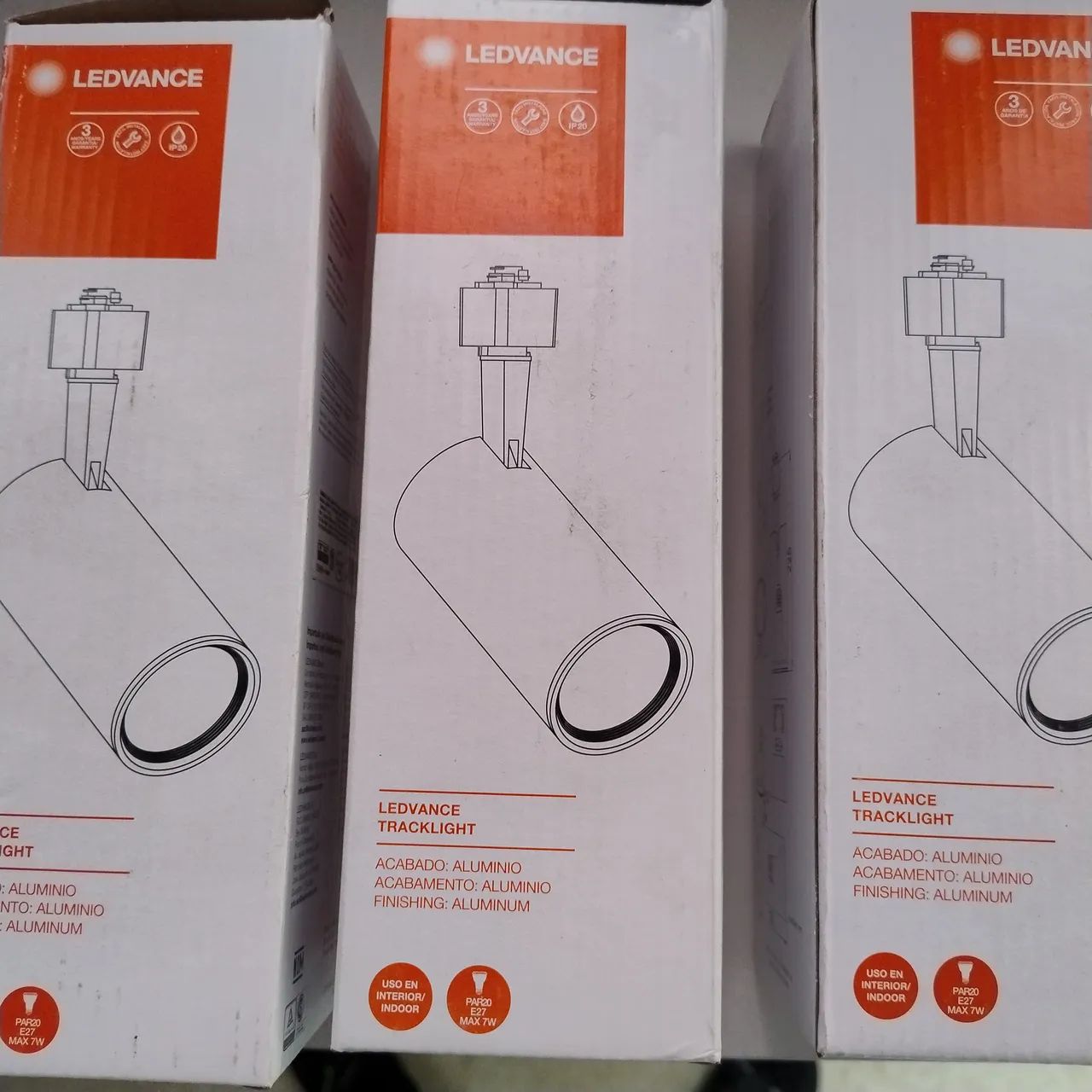 5 Spots LEDVANCE Tracklight Alumínio - Foto 2
