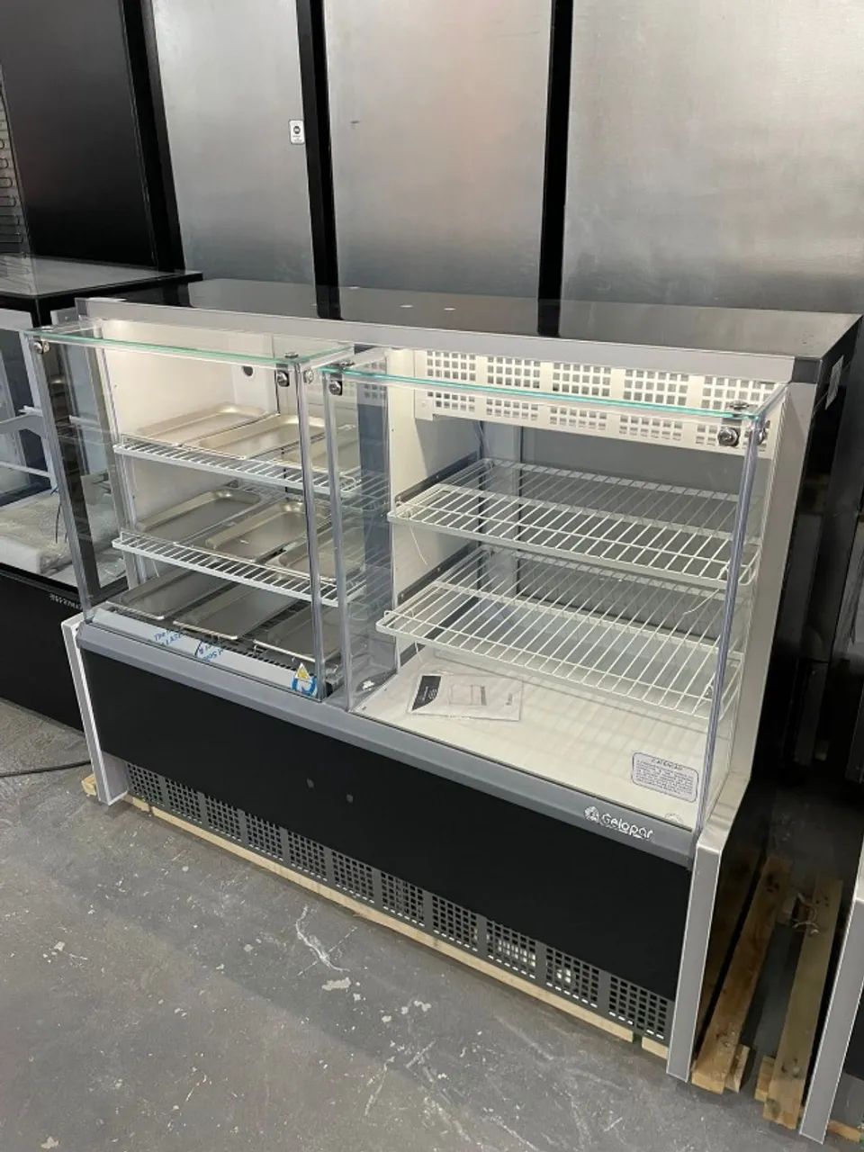 Vitrine quente e fria 1,40m Gelopar (Ester) - Foto 3