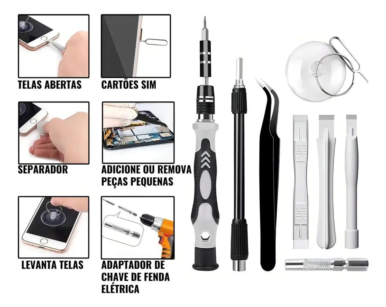Precision Tool Kit Ideal for Cell Phone, Tablet, Notebook Repair64407468674433123