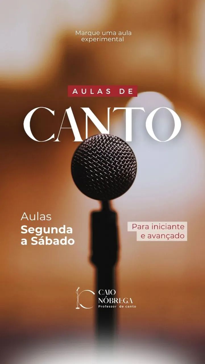 Aula de canto, musicalizacao infantil e violão 