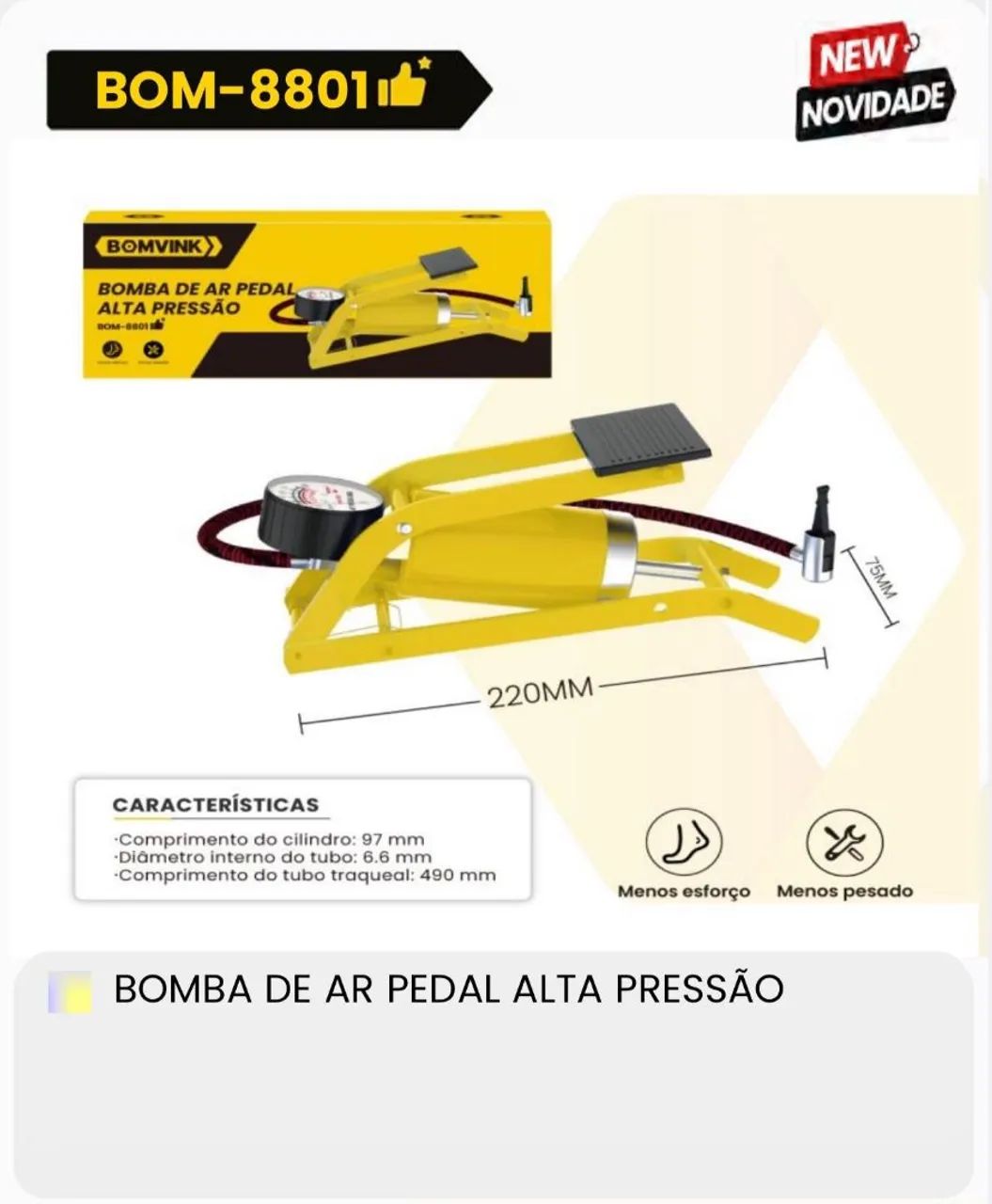  para encher seu pneu 50 - Foto 6