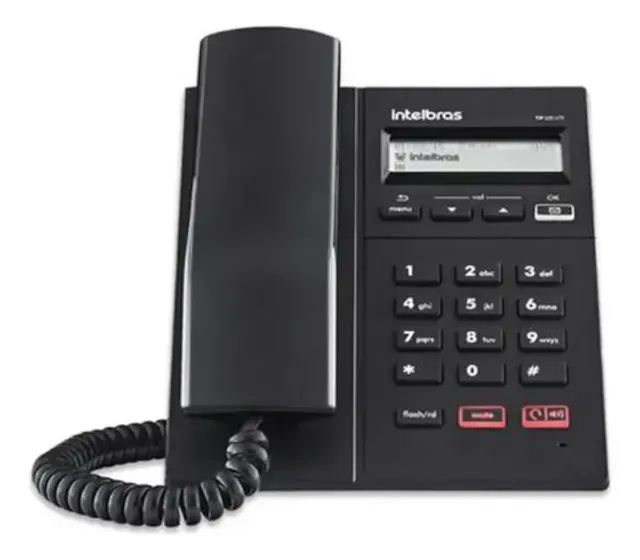  Telefone IP com fio modelo TIP 125i Intelbras com tela LCD - Foto 4