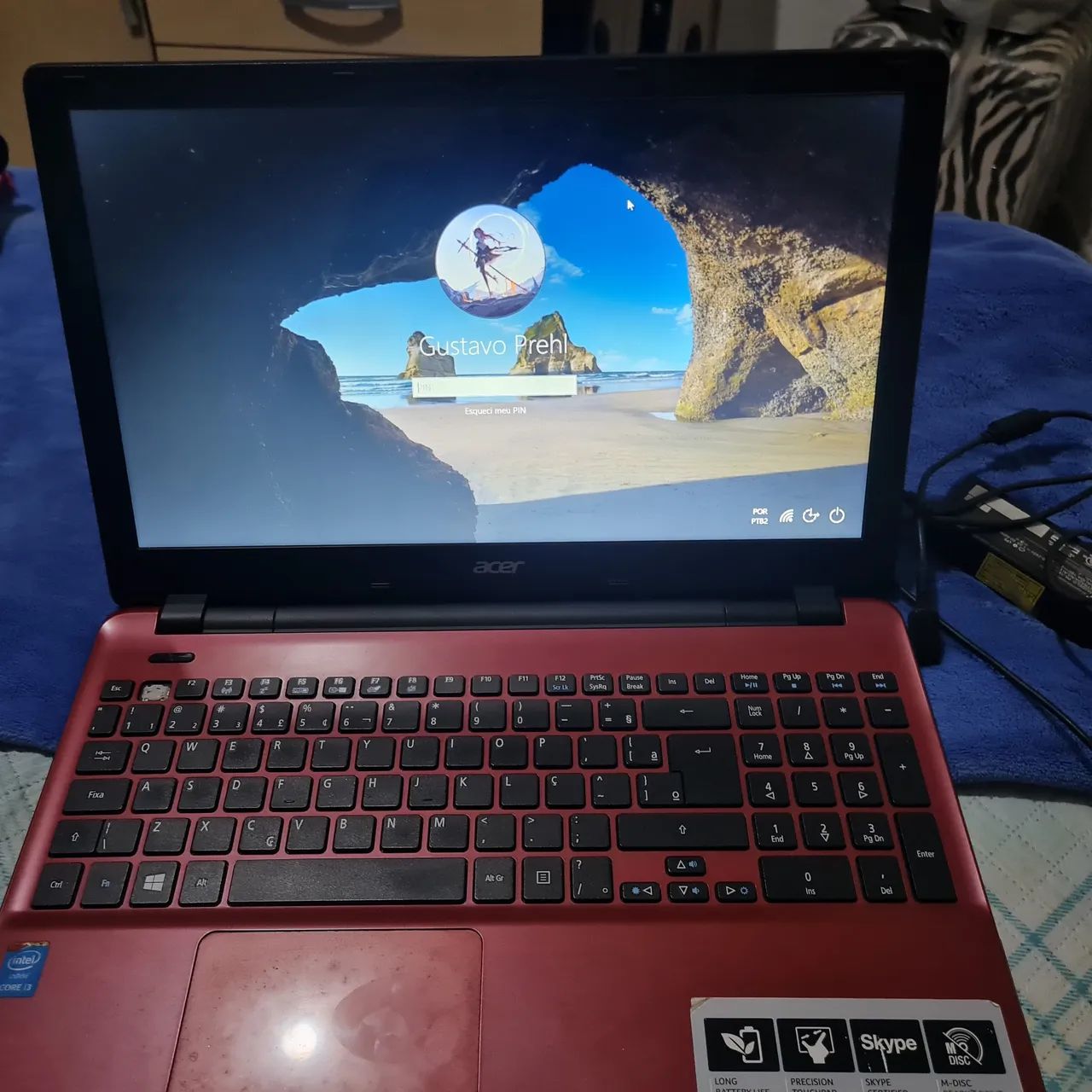 Notebook Acer Vermelho - Core i3 - Foto 4