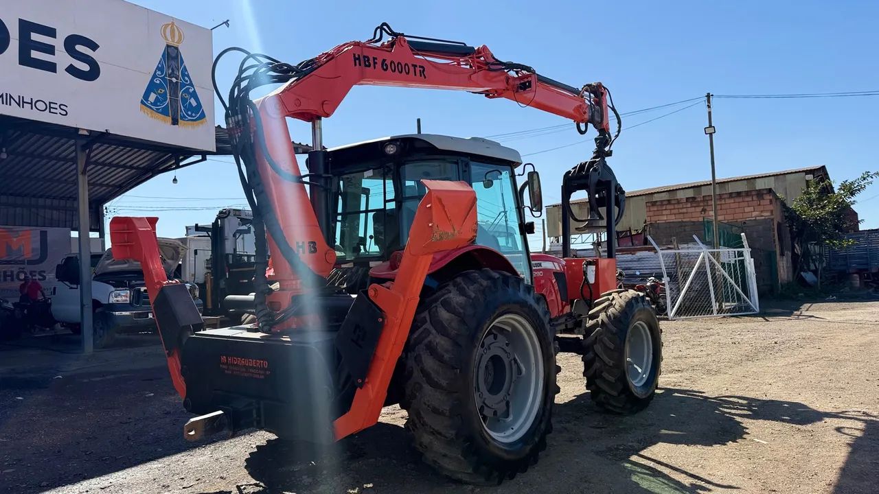 Trator Massey Ferguson com Garra Florestal Ano 2017 - Foto 4