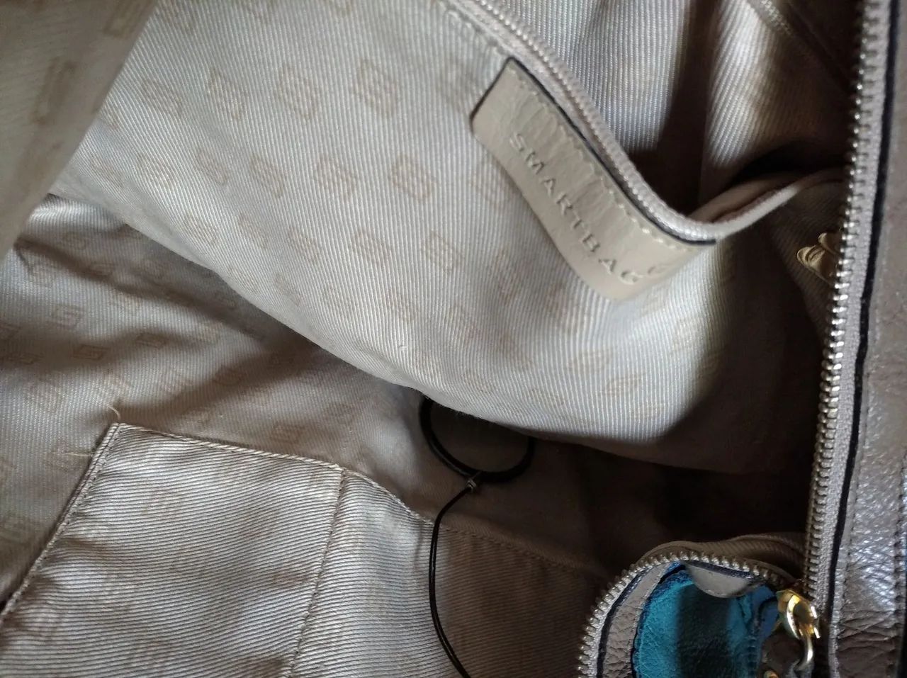 Bolsa em couro legítimo multicores da marca Smart adulto - Foto 2