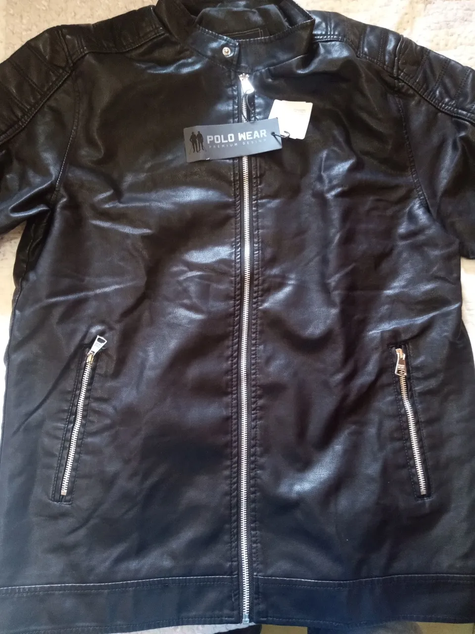 Jaqueta de Couro Polo Wear Masculina