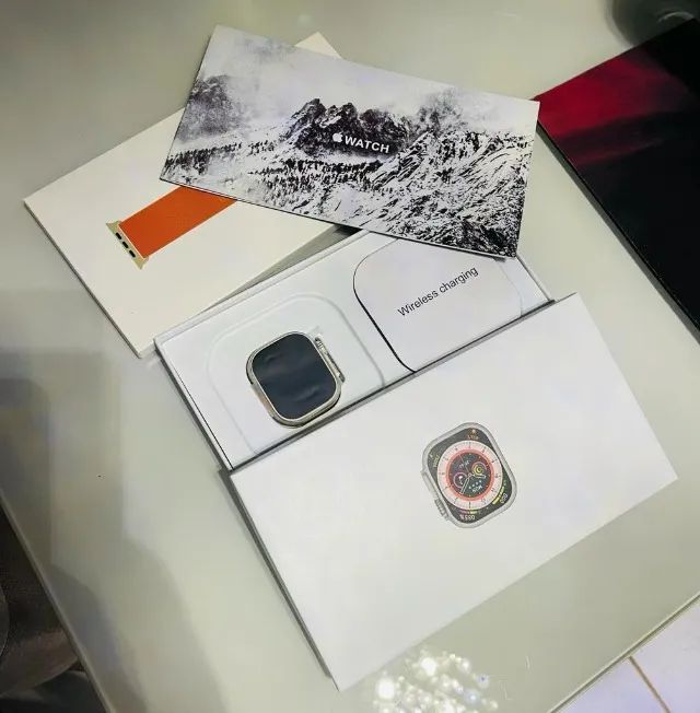 Smartwatch Apple Watch Ultra Série 9 IWO - Compatível com Android e iOS - Foto 3