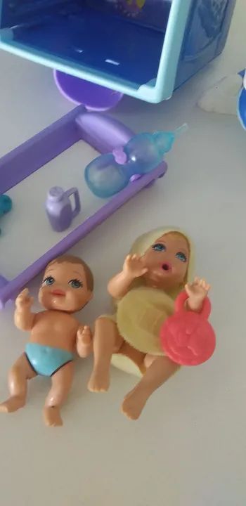 Barbie kit quarto do bebê mattel original  - Foto 2