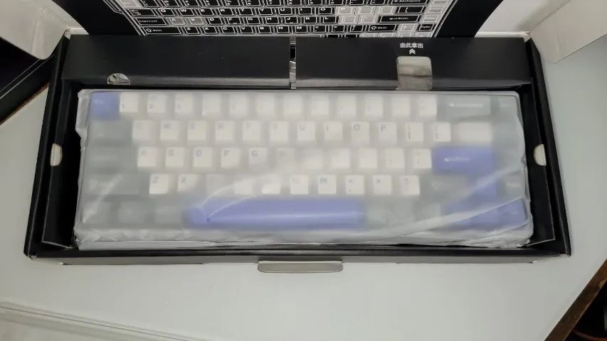 Teclado Magnético Aula Win68 MAX Branco e Azul (NOVO) - Foto 2