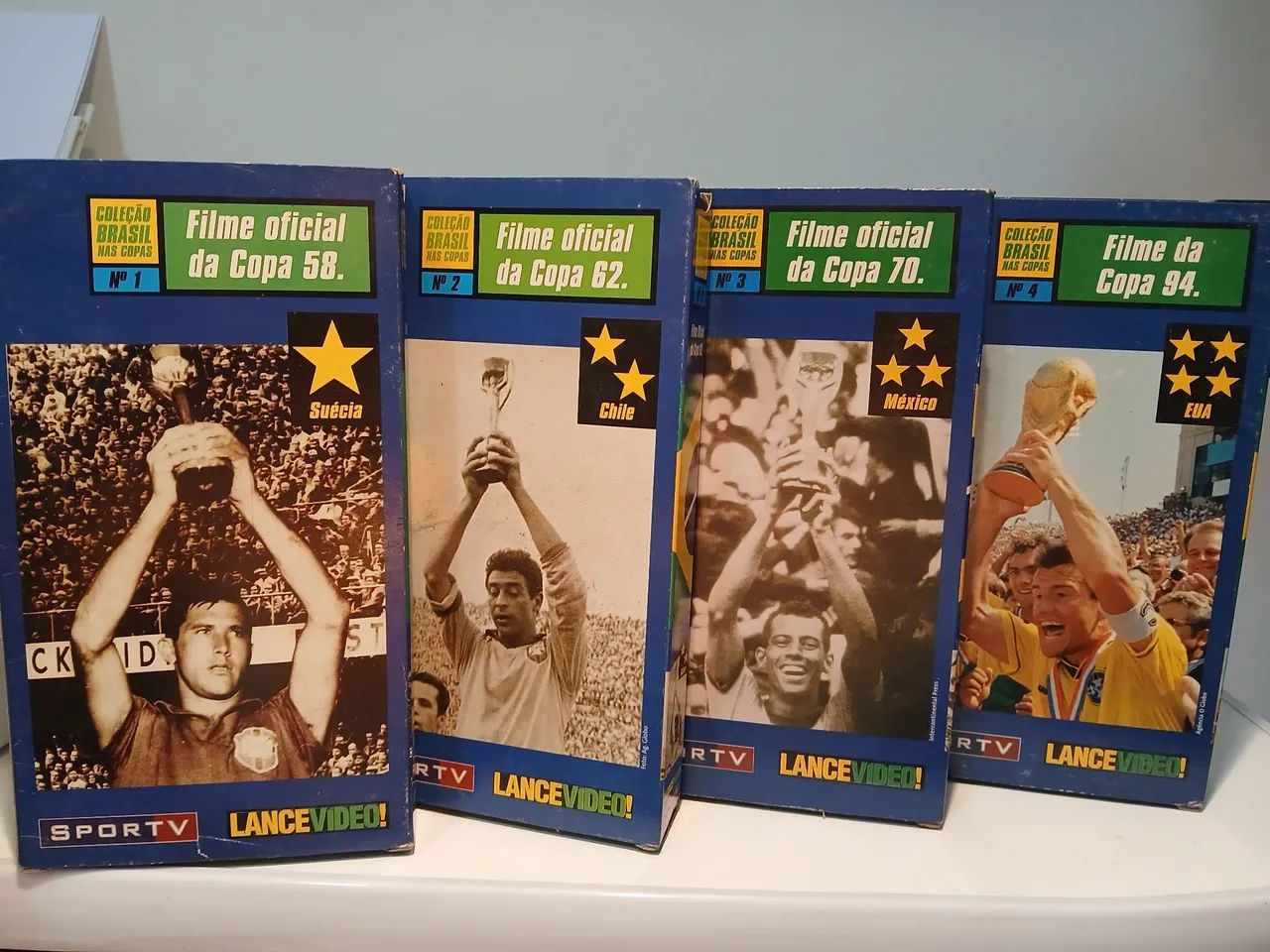 Antiguidades: Fitas VHS coleção Brasil nas copas - Foto 2