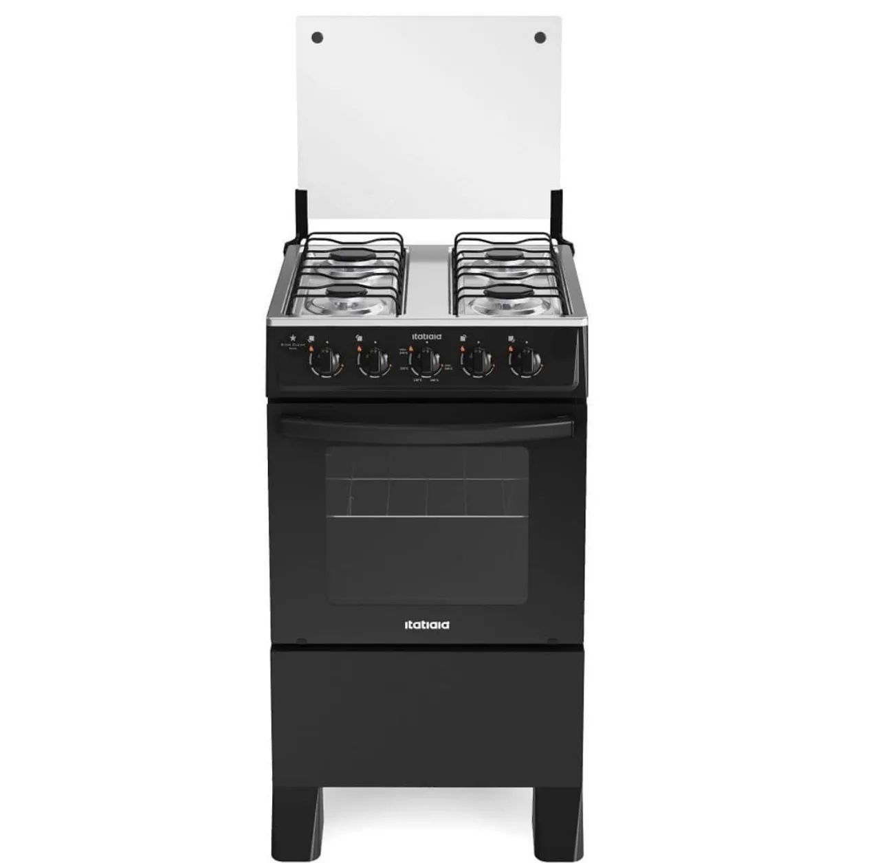 Fogão 4 Bocas Itatiaia automático- Preto - Foto 2