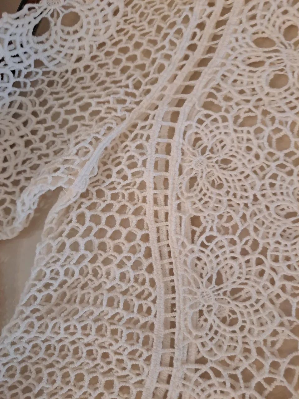 Blusa Crochê Branca - Foto 3
