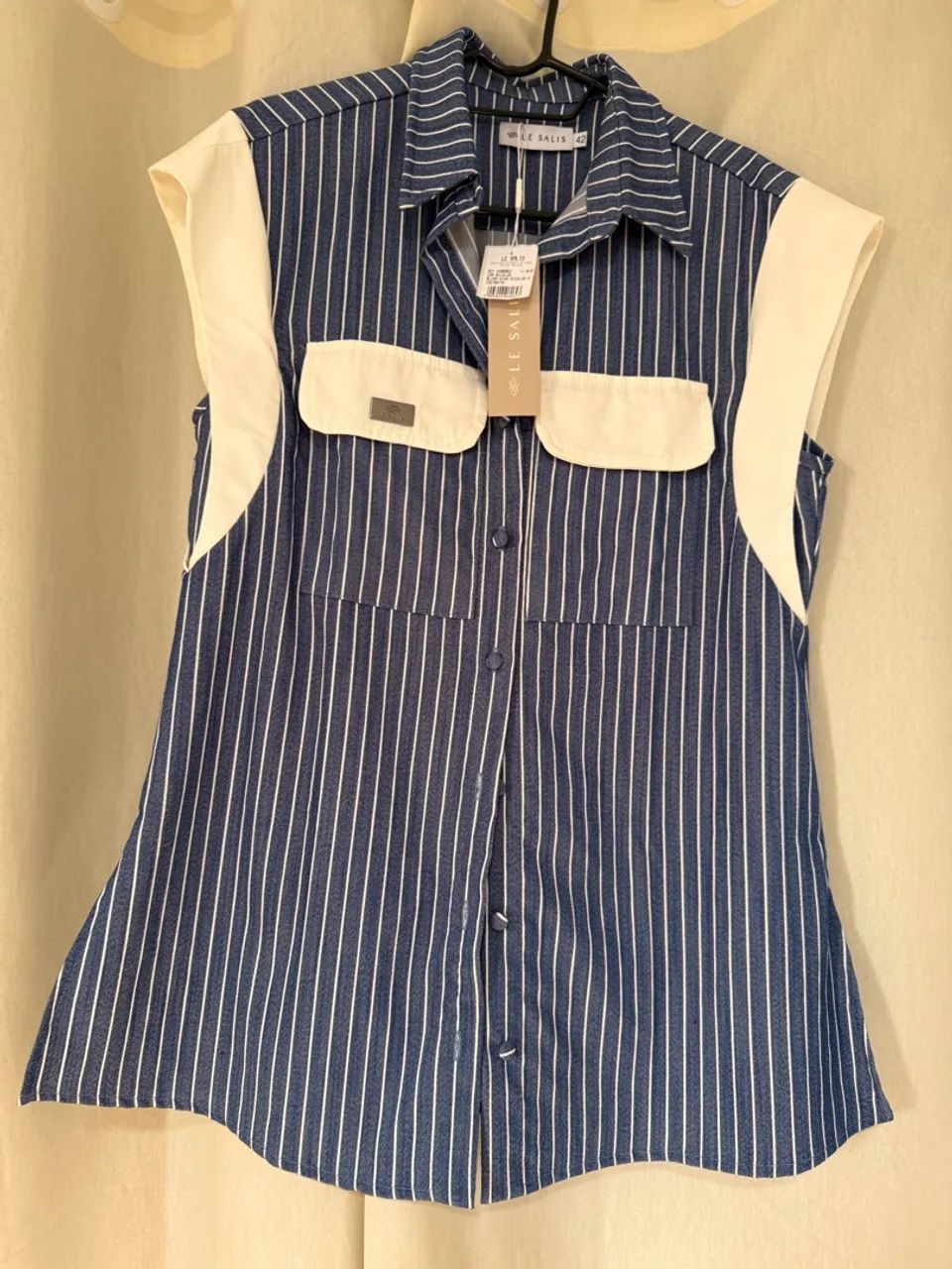 Camisa regata listrada da Le Salis  - Foto 4