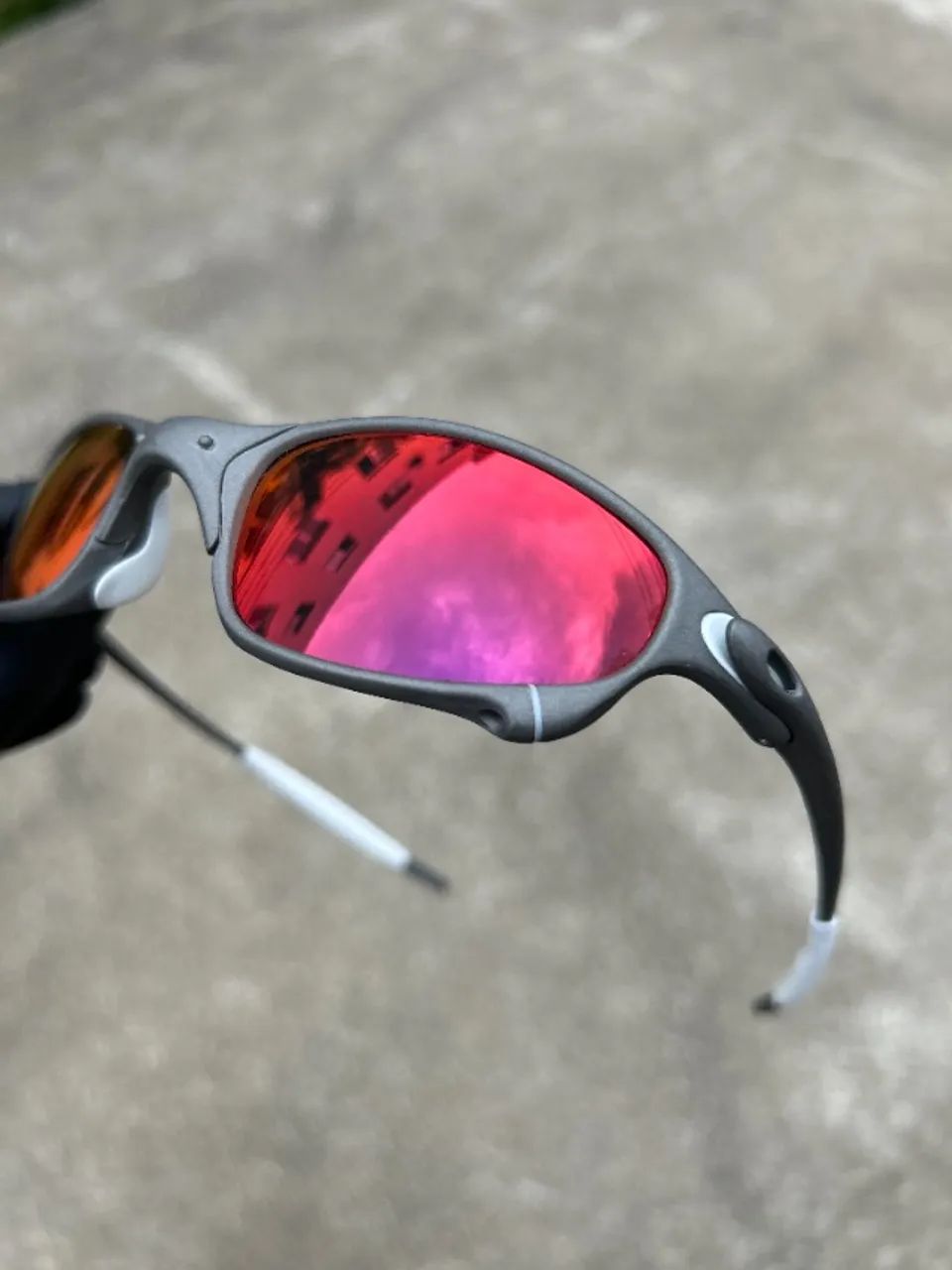 Óculos Lupa Premium Juliet Oakley X-Metal Custom +opções de borracha Brindes Promoção - Foto 5