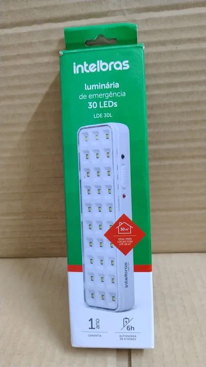 Luminária de Emergência Intelbras 30 LEDs LDE 30L