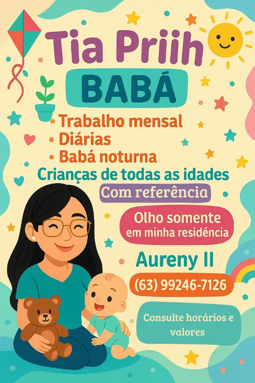 Babá em Aureny II - Crianças de todas as idades