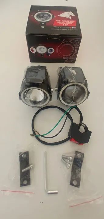 Par de Farol de Milha Universal de Led