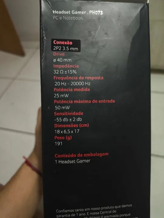 Headset Gamer Multilaser Pc e noot , leia a descrição  - Foto 2