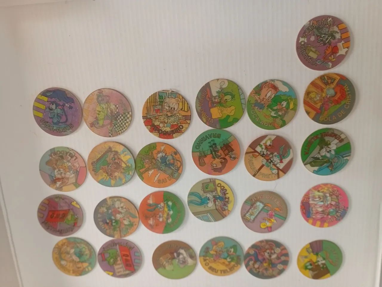 Super Lote Magic Tazos Tiny Toon Elma Chips 60 un - Foto 4