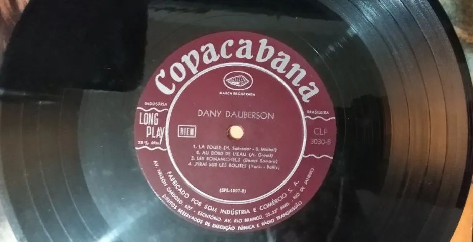 Disco da Dany Dauberson - Raridade dos anos 50/60  - Foto 4