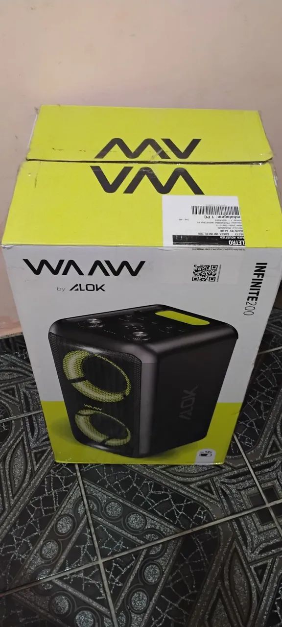 Caixa de Som Portátil com Bluetooth e Microfone - Foto 5