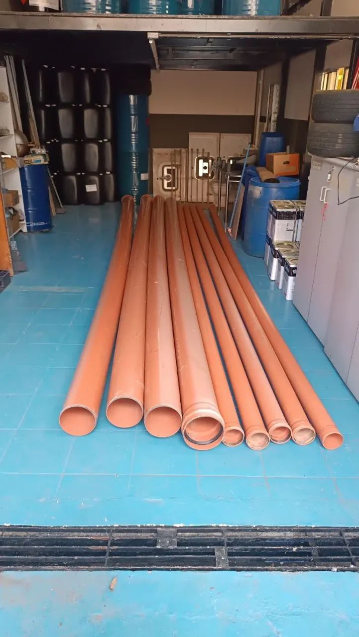 Canos esgoto laranja 100 mm ou 4 polegadas  - Foto 5