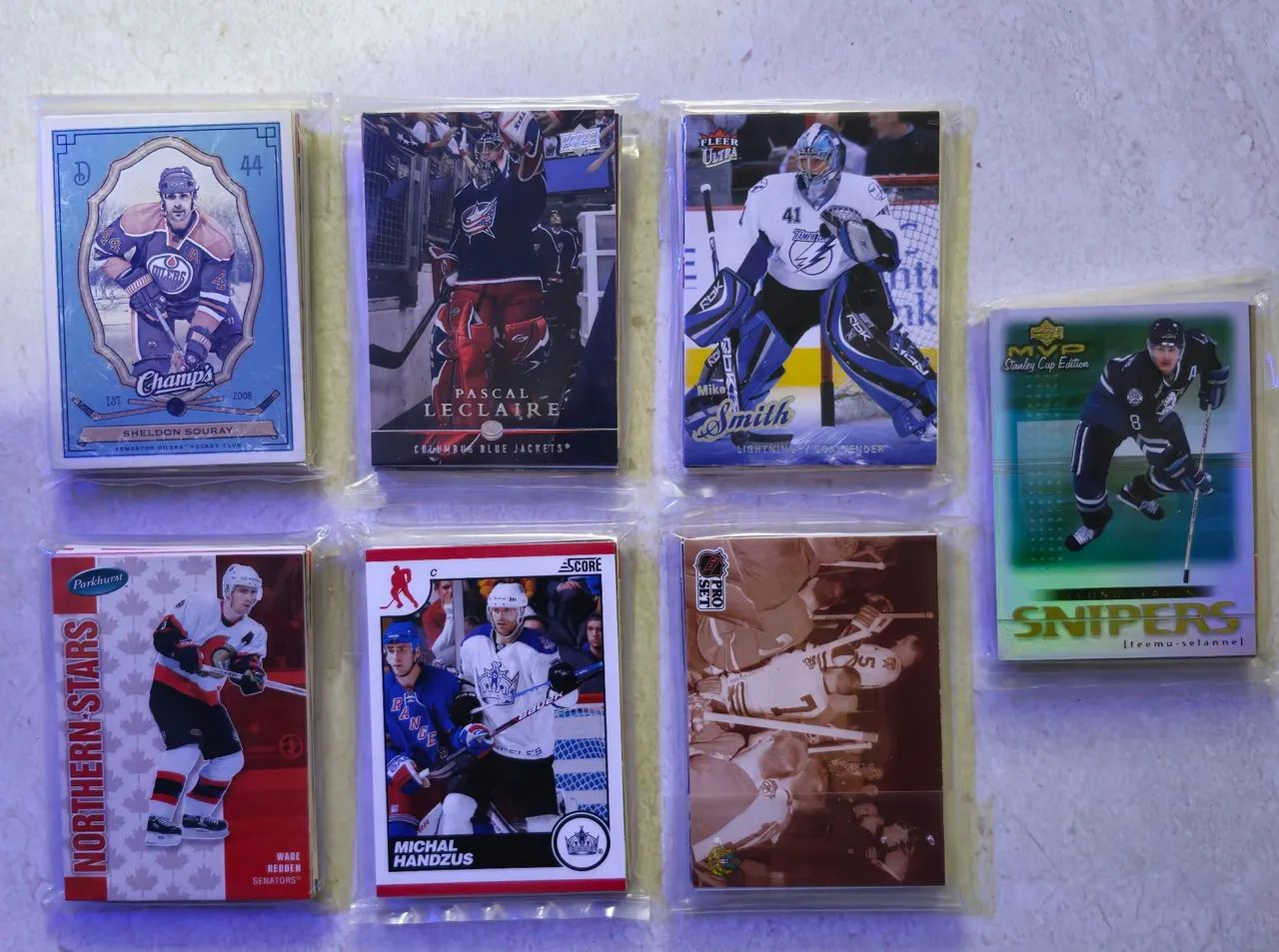 Cartas NHL upper deck score fleer ultra NHL Pro Set - Foto 5